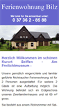 Mobile Screenshot of ferienwohnung-bilz.de